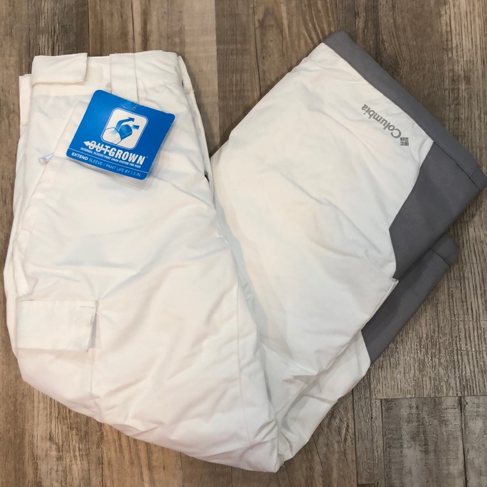 Columbia Bugaboo Youth Pants White